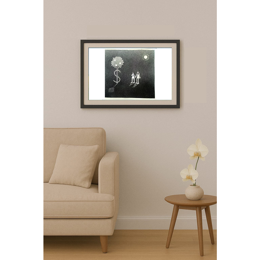 Zdravko Beshendgiev 35x35cm Orijinal Karikatür BOD01264