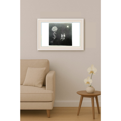 Zdravko Beshendgiev 35x35cm Orijinal Karikatür BOD01264