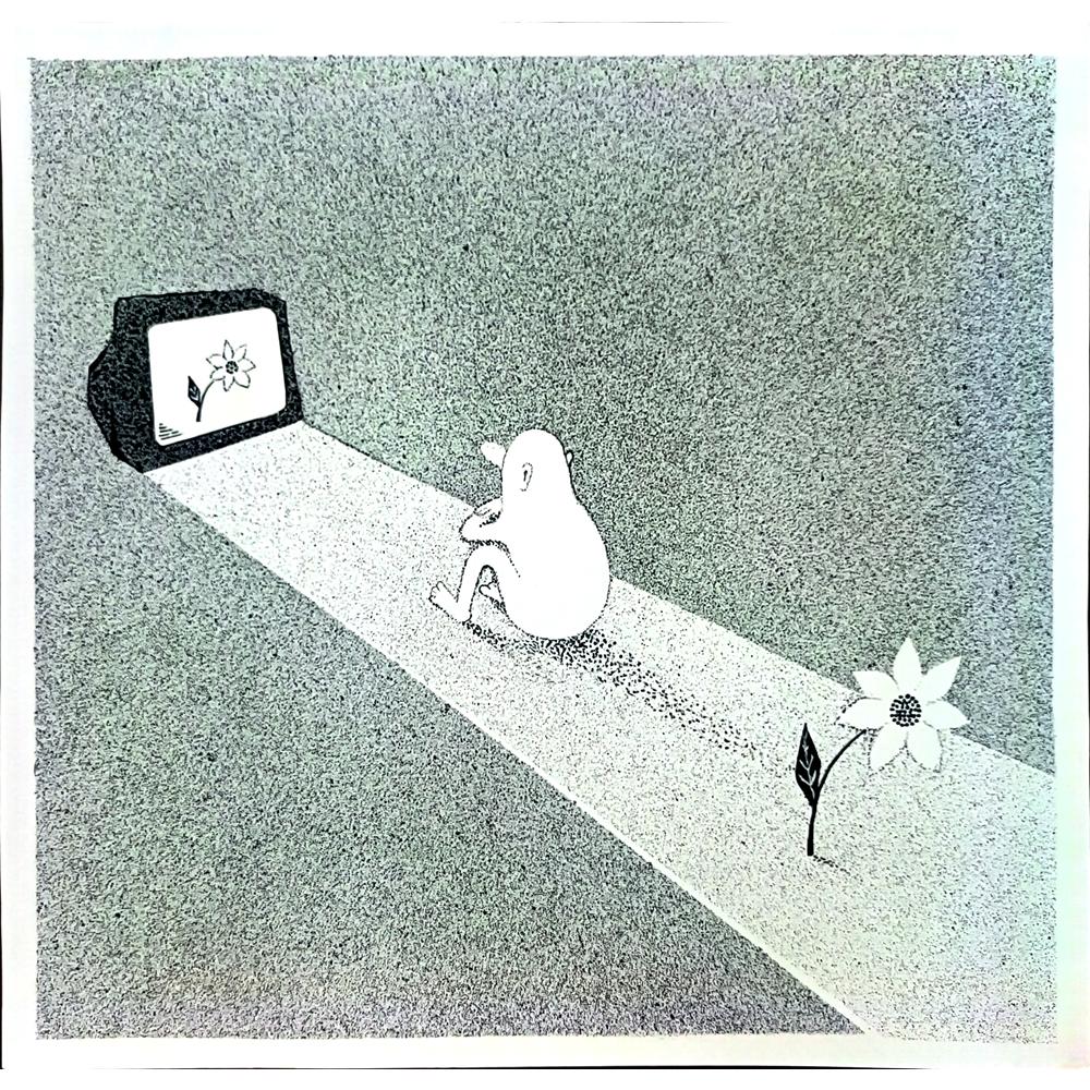 Zdravko Beshendgiev 35x35cm Orijinal Karikatür BOD01265