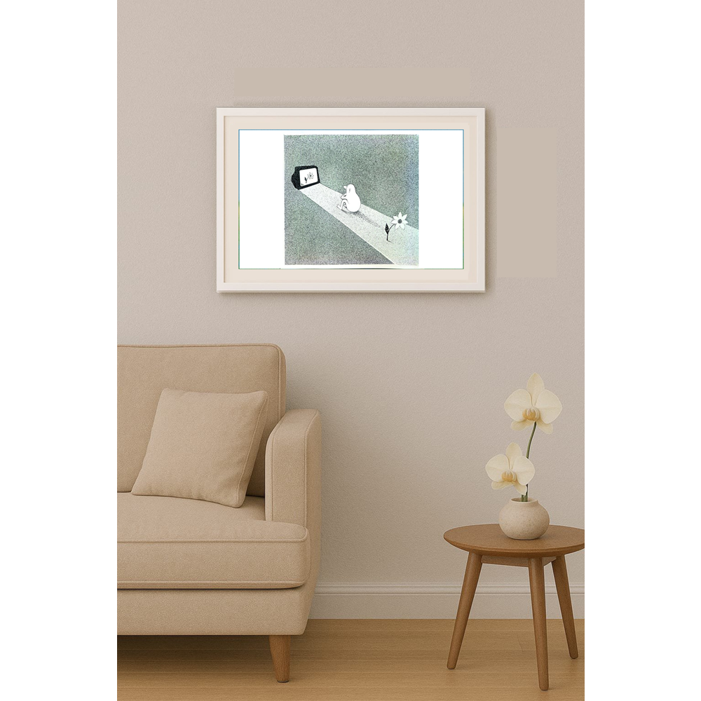 Zdravko Beshendgiev 35x35cm Orijinal Karikatür BOD01265