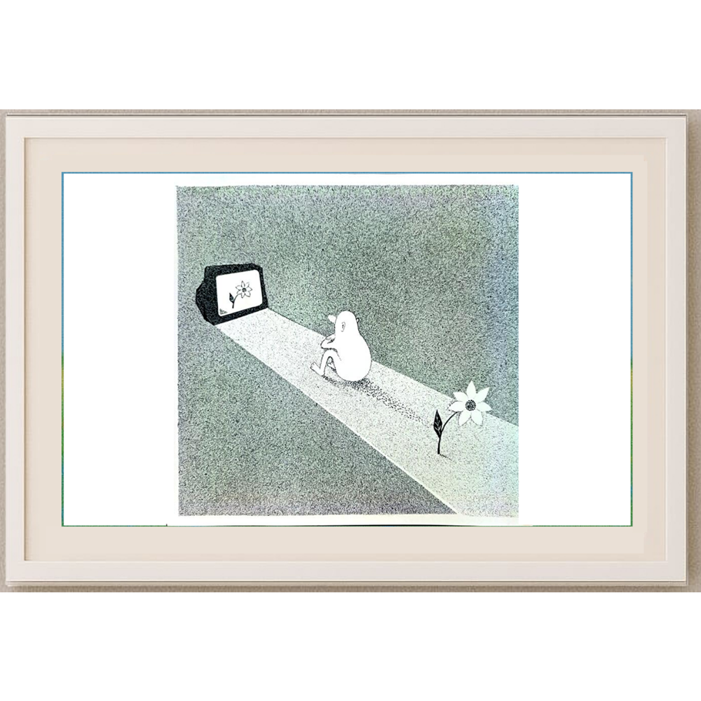 Zdravko Beshendgiev 35x35cm Orijinal Karikatür BOD01265