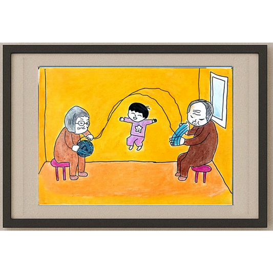 Jiahao Liu 29x21cm Orijinal Karikatür BOD01266