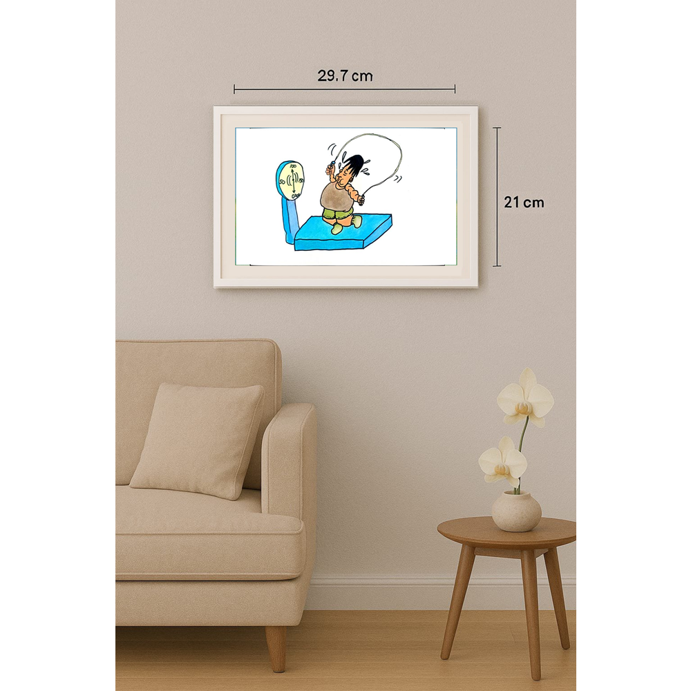 Hao Kai 29x21cm Orijinal Karikatür BOD01268
