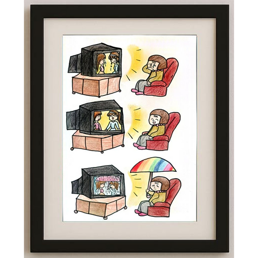 Li Han Meng 29x21cm Orijinal Karikatür BOD01274