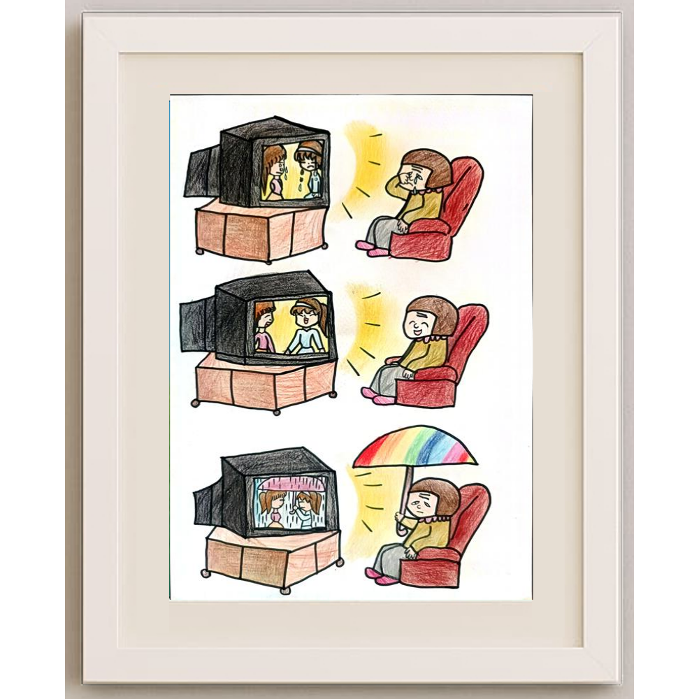 Li Han Meng 29x21cm Orijinal Karikatür BOD01274