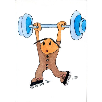 Jin Wen Wang 29x21cm Orijinal Karikatür BOD01276