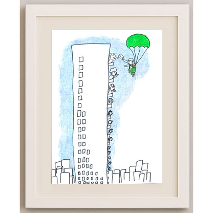 Zhang Si Qi 29x21cm Orijinal Karikatür BOD01279