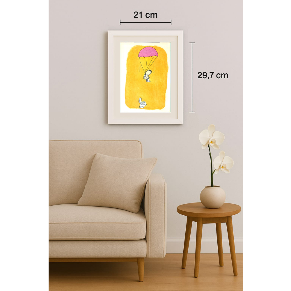 Jin Wen Wang 29x21cm Orijinal Karikatür BOD01280