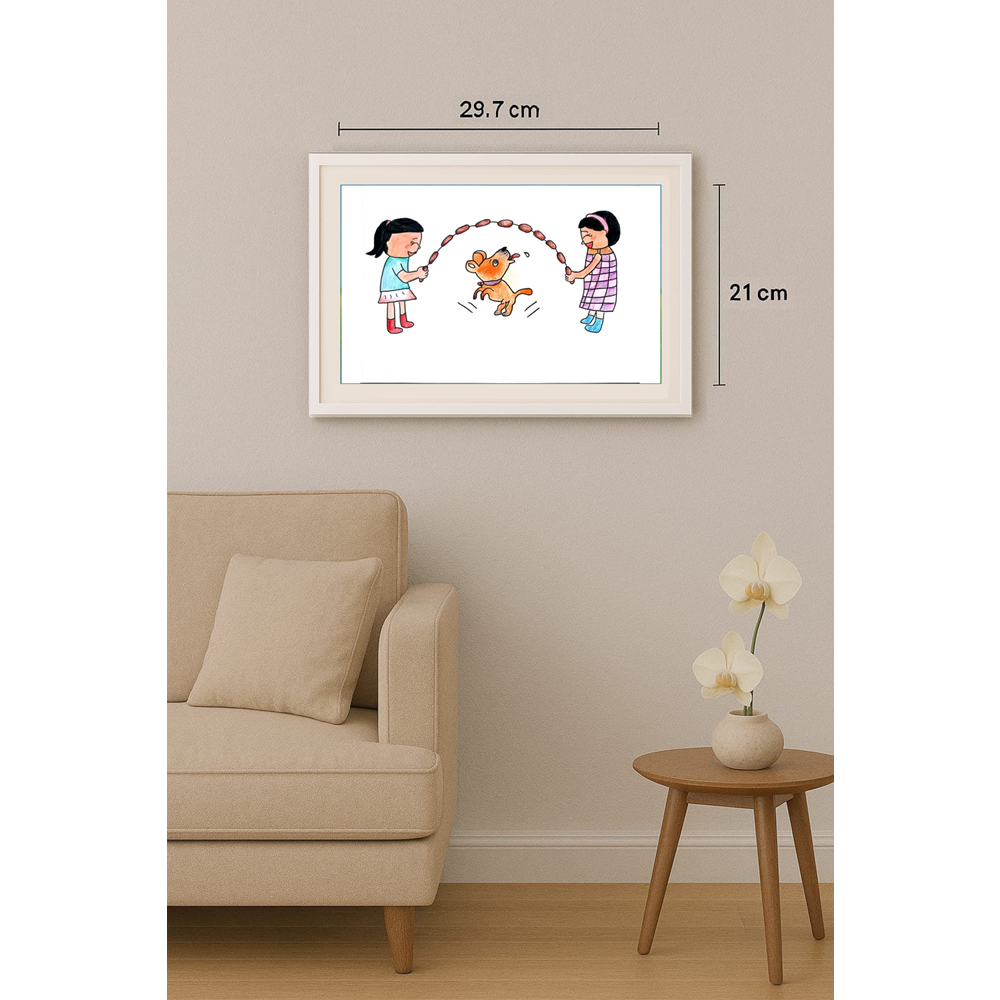 Zhang Yansilu 29x21cm Orijinal Karikatür BOD01282