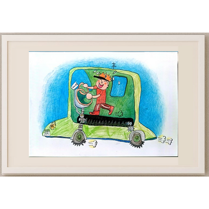 Zhang A He 29x21cm Orijinal Karikatür BOD01285