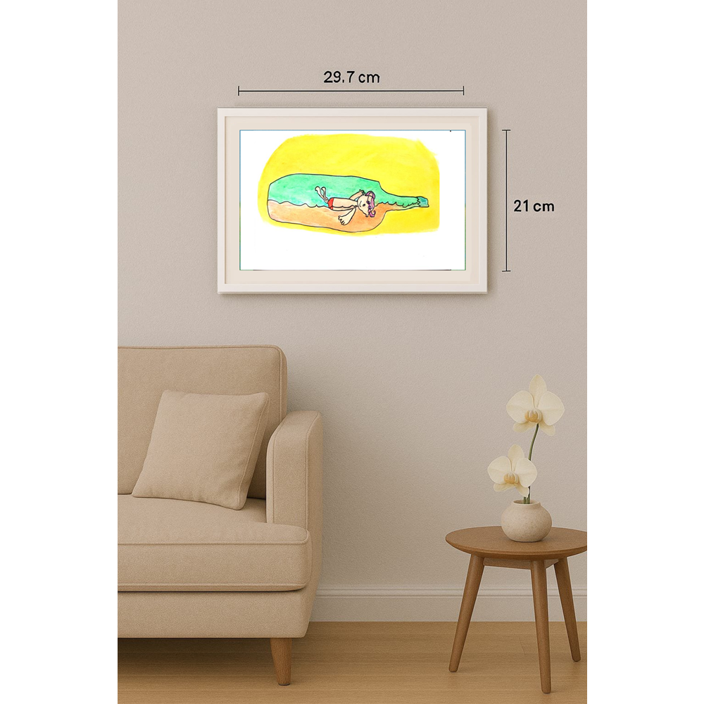 Zhao Shuai 29x21cm Orijinal Karikatür BOD01288