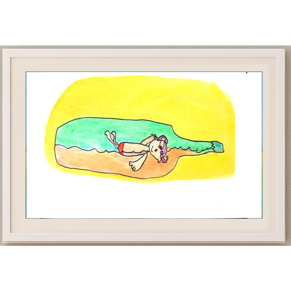 Zhao Shuai 29x21cm Orijinal Karikatür BOD01288