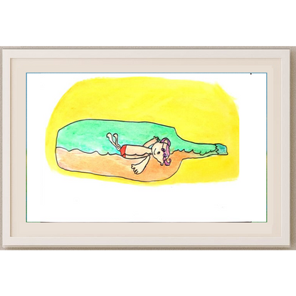 Zhao Shuai 29x21cm Orijinal Karikatür BOD01288