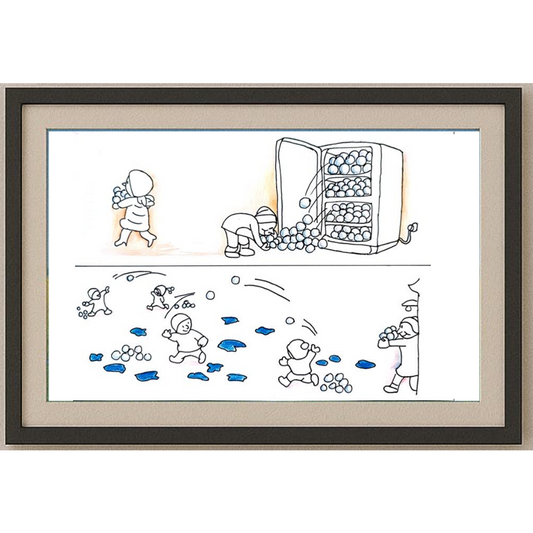 Heng Yu 29x21cm Orijinal Karikatür BOD01292