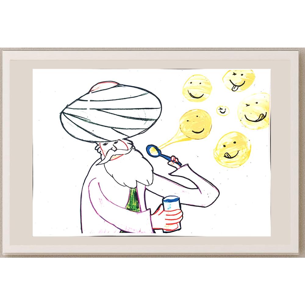 Tunahan Şişek 38x28cm Orijinal Karikatür BOD01296