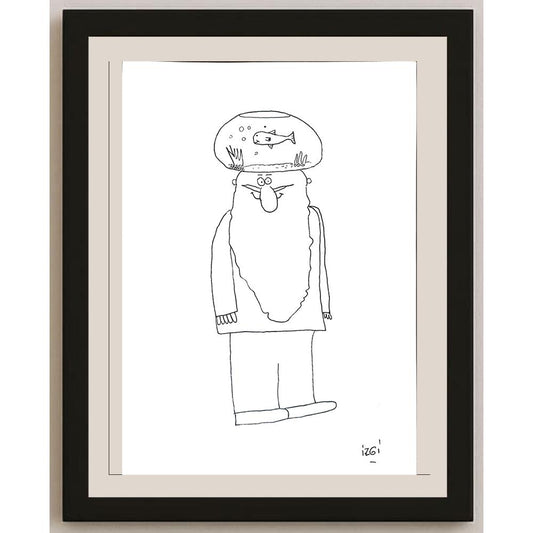İzgi Özsubaşı 35x25cm Orijinal Karikatür BOD01297