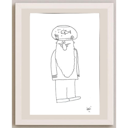 İzgi Özsubaşı 35x25cm Orijinal Karikatür BOD01297