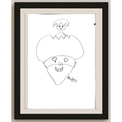 Anday Aykut 29x21cm Orijinal Karikatür BOD01298