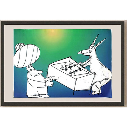 Ayşe Arkın 35x25cm Orijinal Karikatür BOD01303