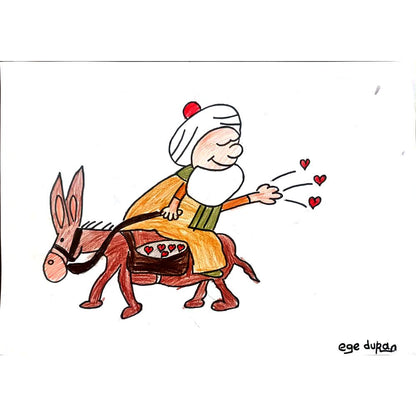 Ege Duran 35x25cm Orijinal Karikatür BOD01304