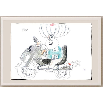 Batuhan Bezcioğlu 29x21cm Orijinal Karikatür BOD01306