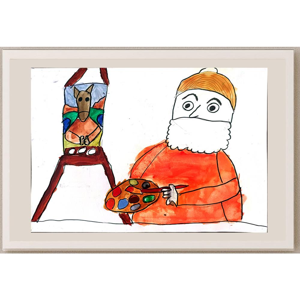 Selin Ertan 29x21cm Orijinal Karikatür BOD01314