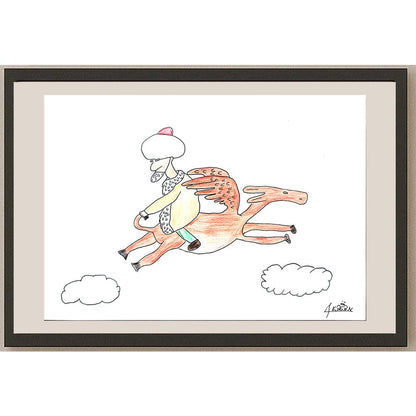 Kağan Akdoğan 29x21cm Orijinal Karikatür BOD01317