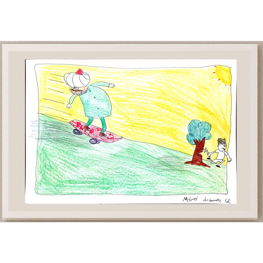 Mehmet Arıkonmaz 29x21cm Orijinal Karikatür BOD01319
