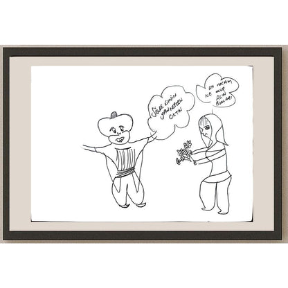 Büşra Aydoğdu 29x21cm Orijinal Karikatür BOD01323