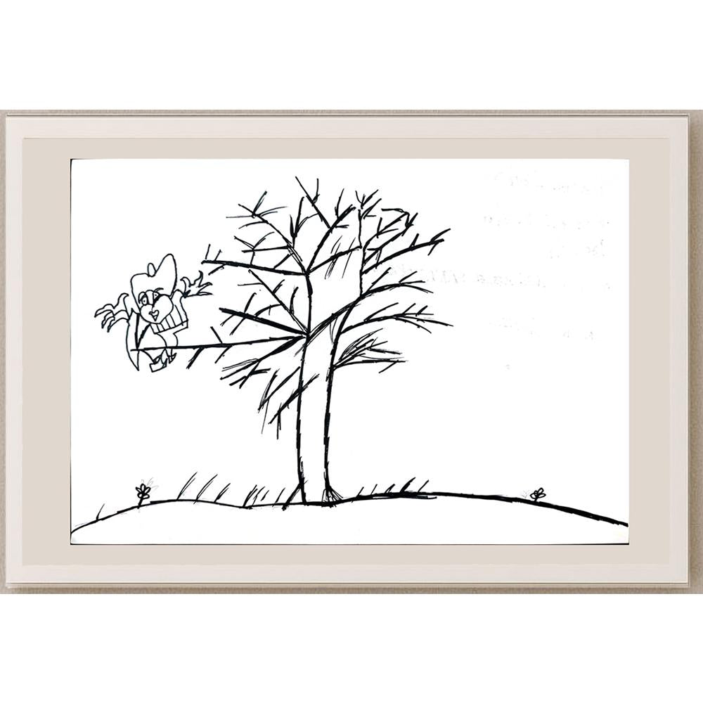 Kenan Kaykaç 29x21cm Orijinal Karikatür BOD01340