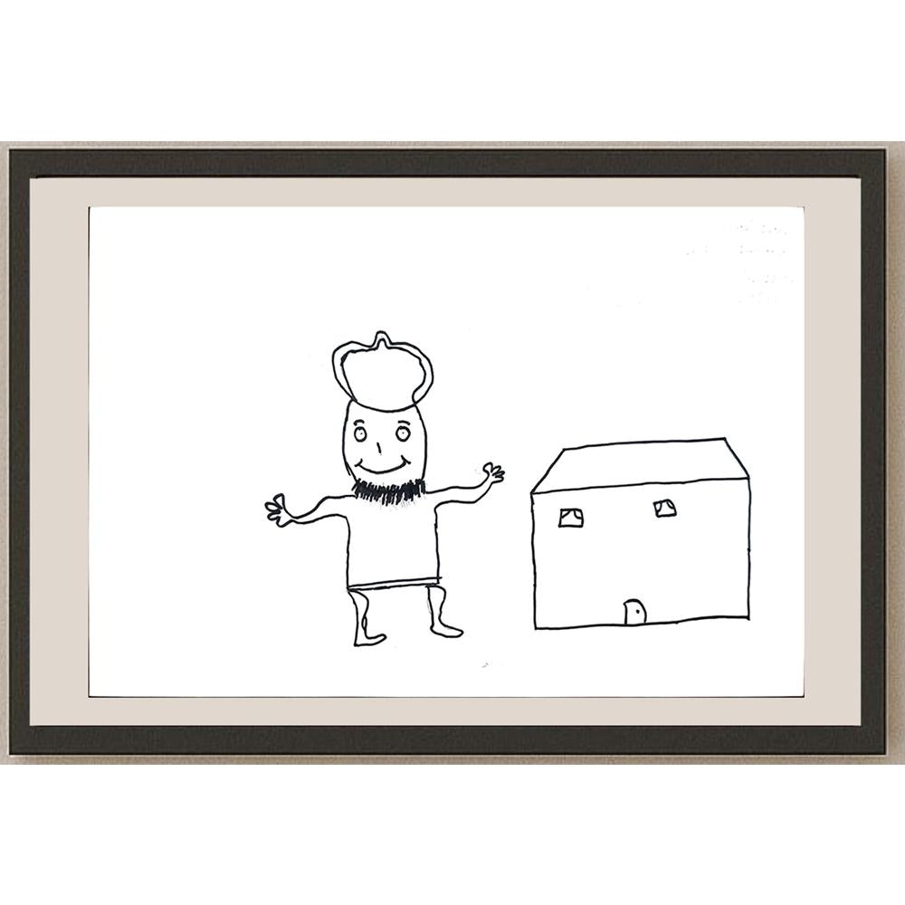 Ayşegül Evcier 29x21cm Orijinal Karikatür BOD01342