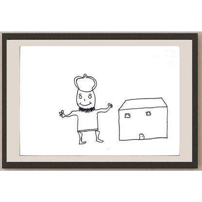 Ayşegül Evcier 29x21cm Orijinal Karikatür BOD01342