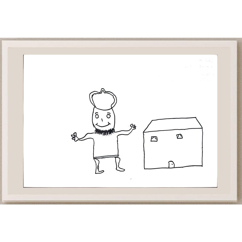 Ayşegül Evcier 29x21cm Orijinal Karikatür BOD01342