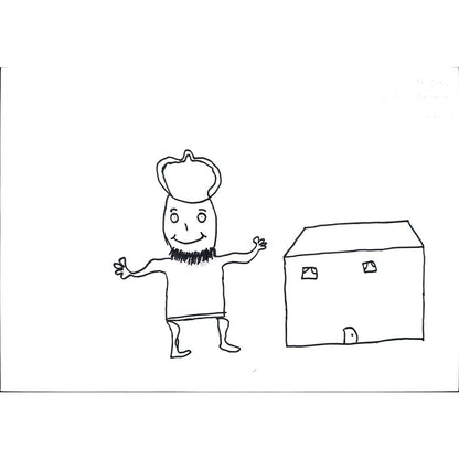 Ayşegül Evcier 29x21cm Orijinal Karikatür BOD01342