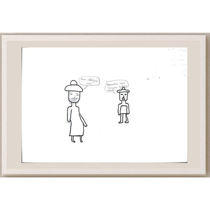 Gökhan Açık 29x21cm Orijinal Karikatür BOD01343