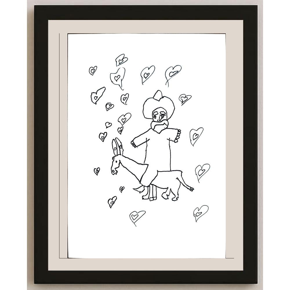 Ozan Demir 29x21cm Orijinal Karikatür BOD01351