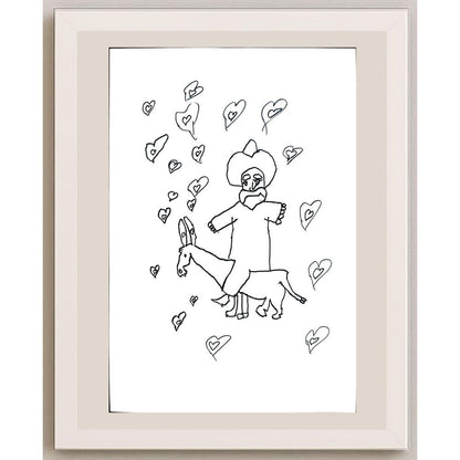 Ozan Demir 29x21cm Orijinal Karikatür BOD01351