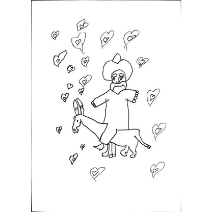Ozan Demir 29x21cm Orijinal Karikatür BOD01351