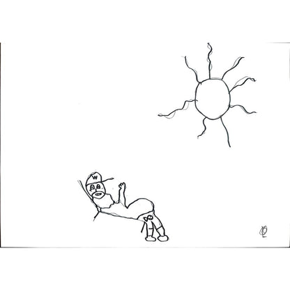 Artun Tanrıverdi 29x21cm Orijinal Karikatür BOD01358