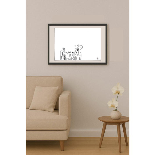 Artun Tanrıverdi 29x21cm Orijinal Karikatür BOD01360