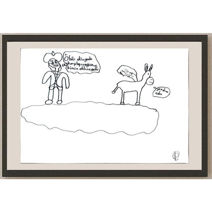 Artun Tanrıverdi 29x21cm Orijinal Karikatür BOD01362
