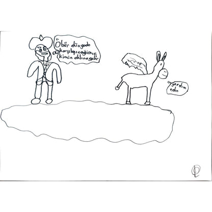Artun Tanrıverdi 29x21cm Orijinal Karikatür BOD01362