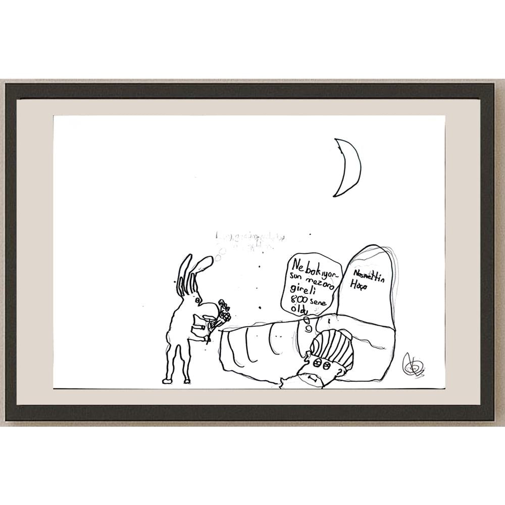 Artun Tanrıverdi 29x21cm Orijinal Karikatür BOD01363