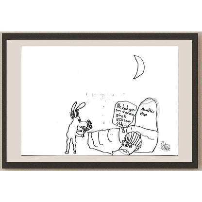 Artun Tanrıverdi 29x21cm Orijinal Karikatür BOD01363