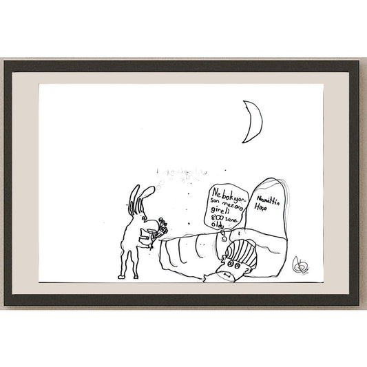 Artun Tanrıverdi 29x21cm Orijinal Karikatür BOD01363