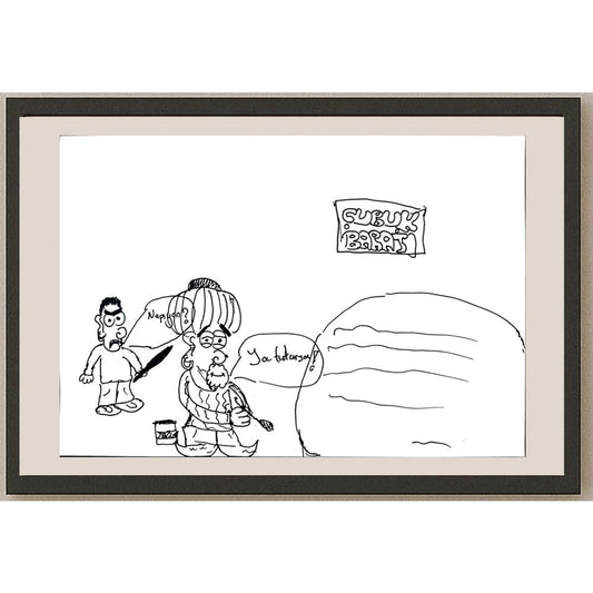 Ayça Su 29x21cm Orijinal Karikatür BOD01372