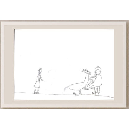 İdil Abanoz 29x21cm Orijinal Karikatür BOD01374