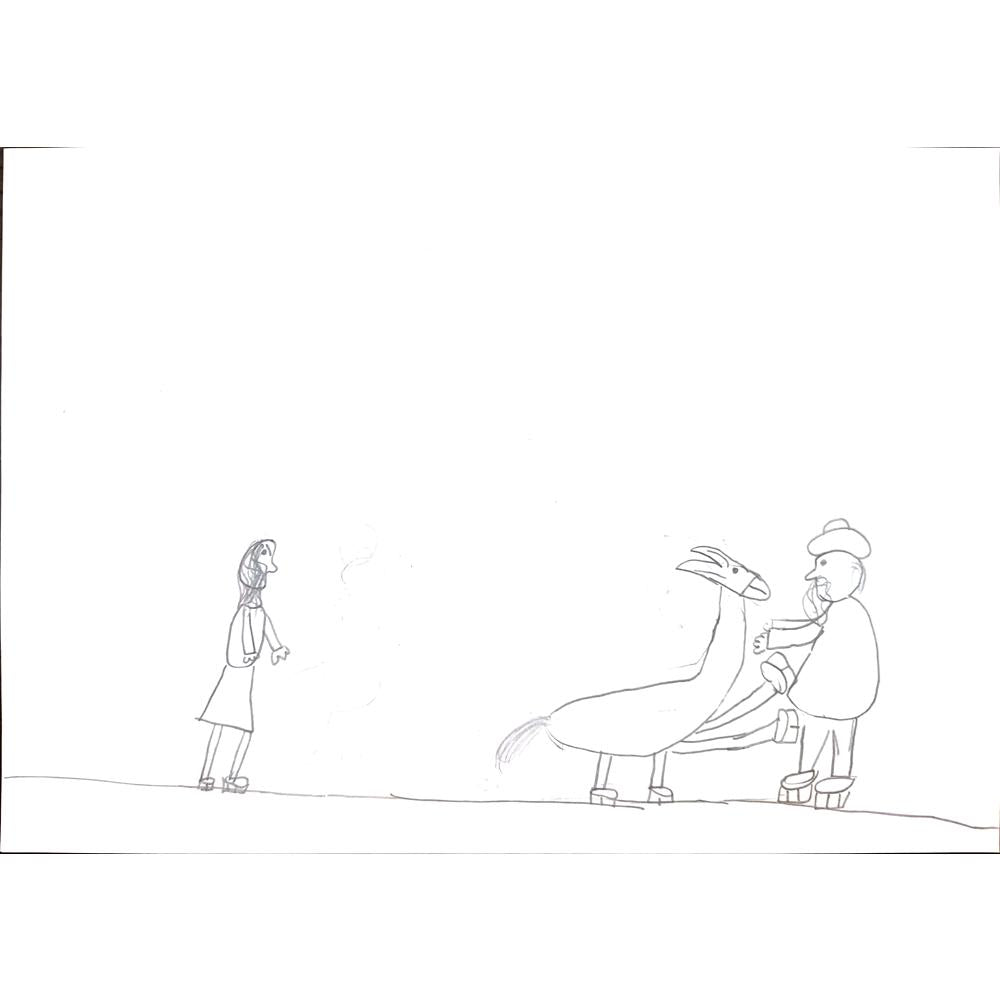 İdil Abanoz 29x21cm Orijinal Karikatür BOD01374