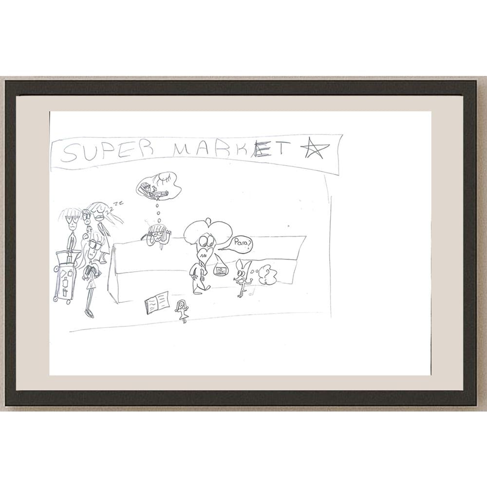 Defne Karamustafaoğulları 29x21cm Orijinal Karikatür BOD01379