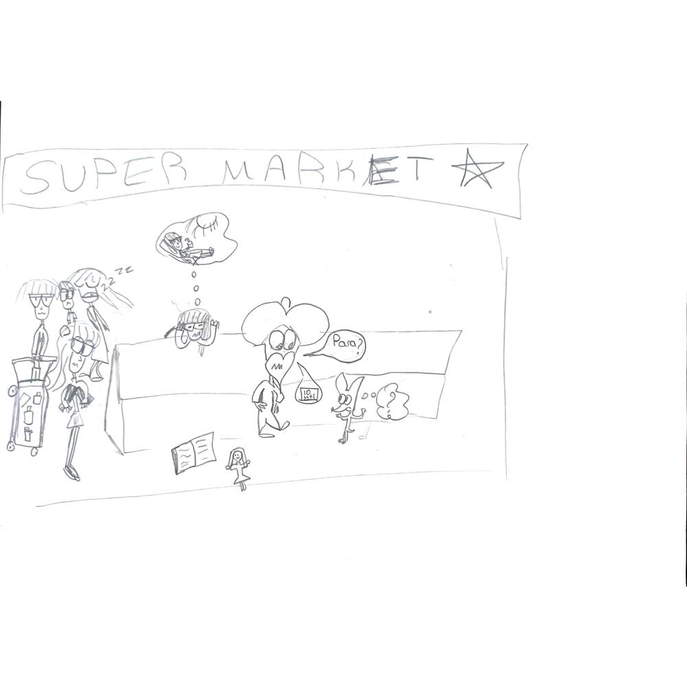 Defne Karamustafaoğulları 29x21cm Orijinal Karikatür BOD01379